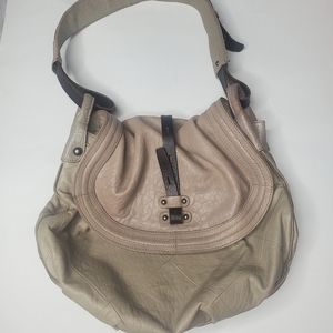 Revel New York Leather Saddle Bag Shoulder Bag Tan Brown